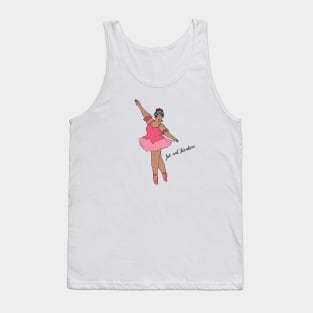 Fat and fabulous - plus size ballerina Tank Top